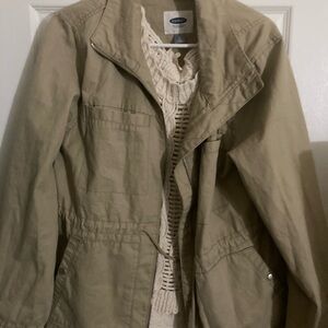 Old Navy Women's Utility Jacket in Khaki